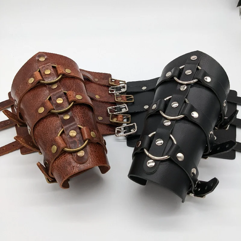 Sports - influenced bustiers with mesh panelsRing Armor Bracers