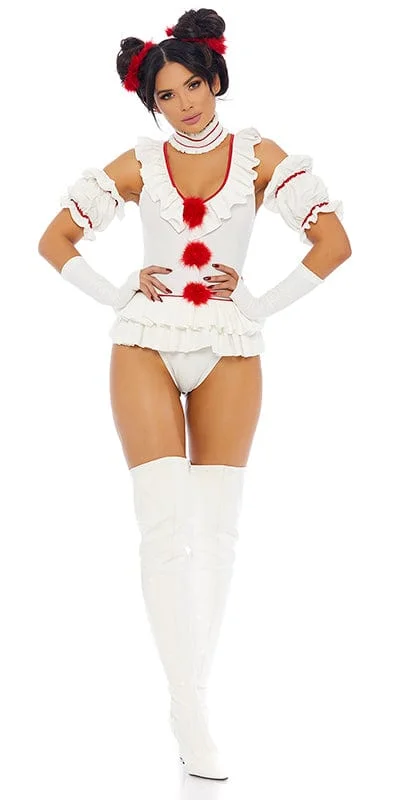 Adult Women's Manga Cosplay CostumesSexy The It Clown Halloween Costume