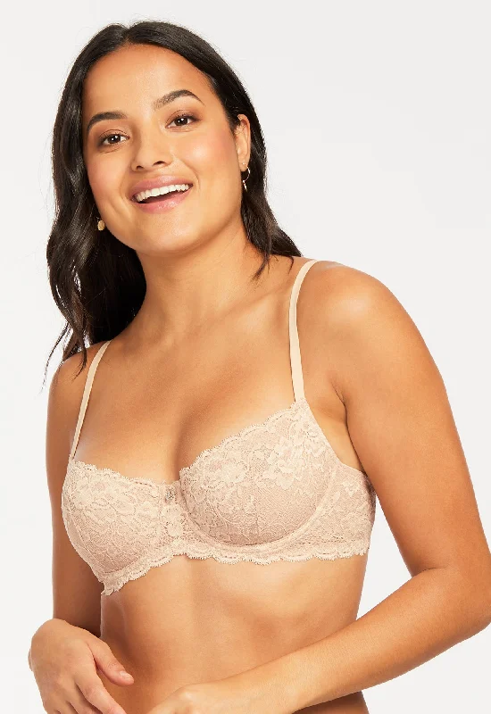 Lingerie for Women Over 50FLIRT DEMI LACE (Sand)