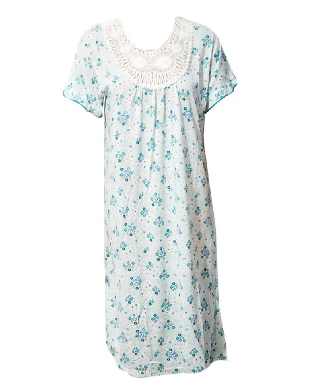 Purple sexy dresses for a regal and mysterious appealStylish White Long Nighty With Flower Print 111.9 - Women Nightdress Purple sexy dresses for a regal and mysterious appealStylish White Long Nighty With Flower Print 111.9 - Women Nightdress