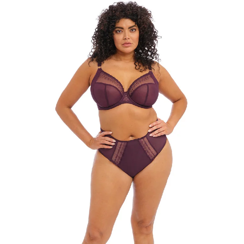 Elomi Matilda UW Plunge Bra Wine Diamond