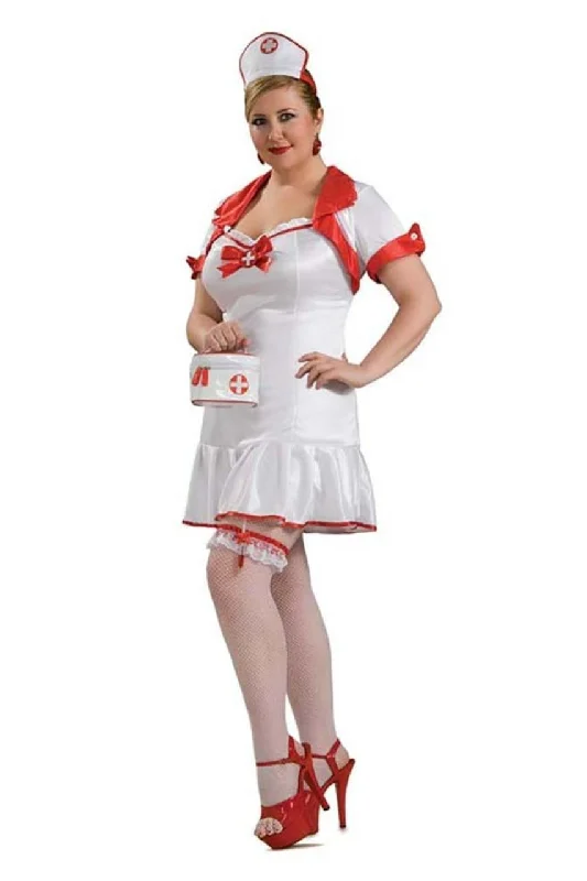 Lace Cosplay Lingerie for WomenPlus Size Nurse Costume