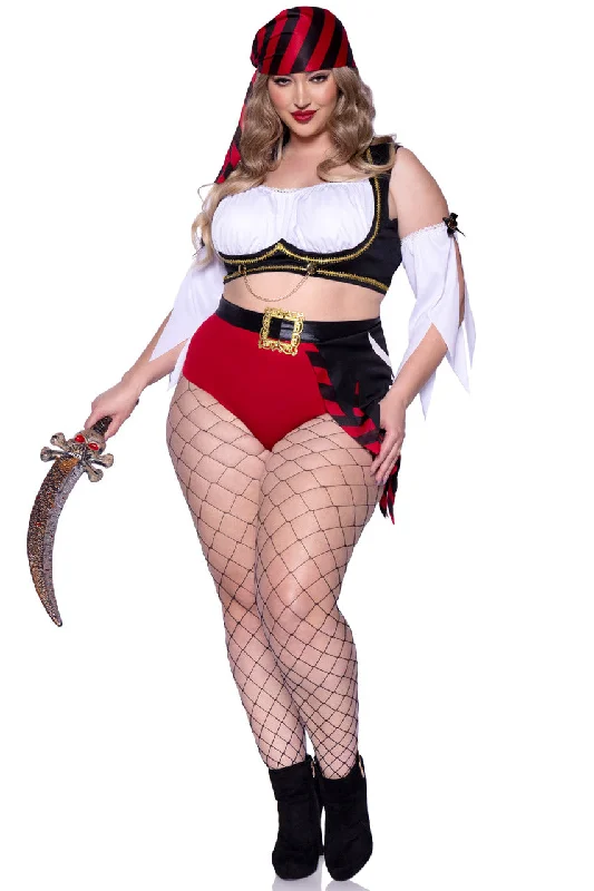 Cute Maid Cosplay Lingerie for WomenPlus Size Wicked Wench Pirate Costume