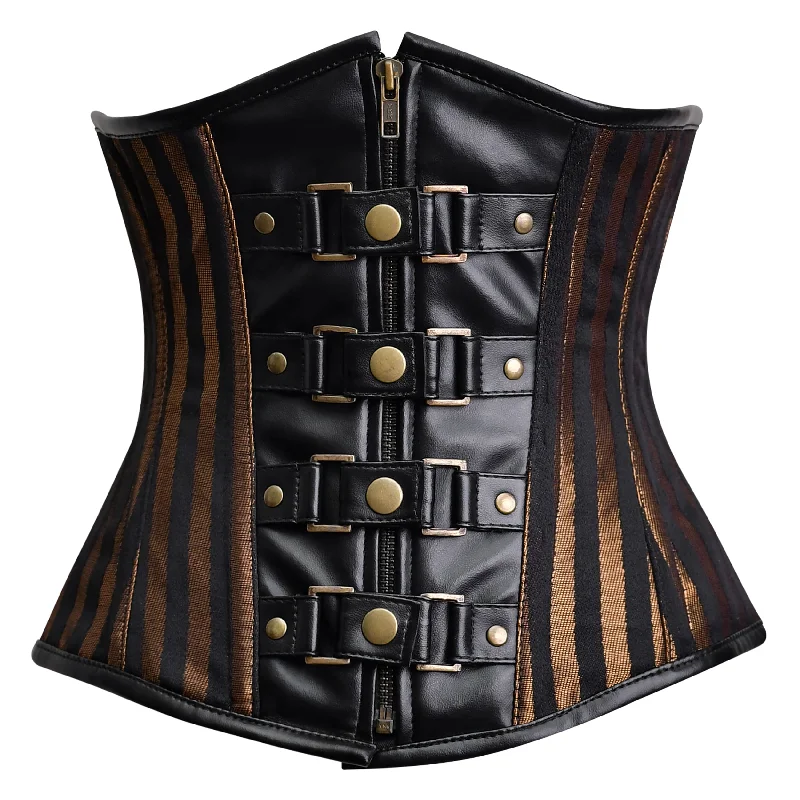 Brown Corset Top - Under bust Corset