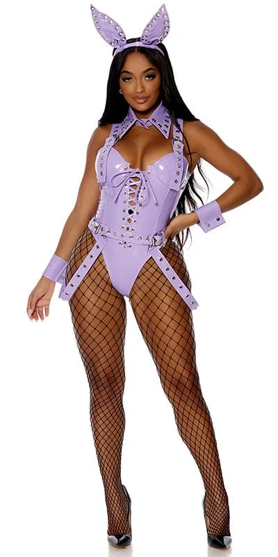 Adult Women's Manga Cosplay CostumesSexy Studded Bunny Halloween Costume