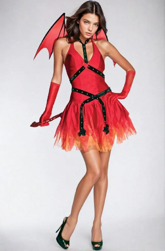 Women's Cosplay Inspired Babydoll LingerieDevilish Desire Costume