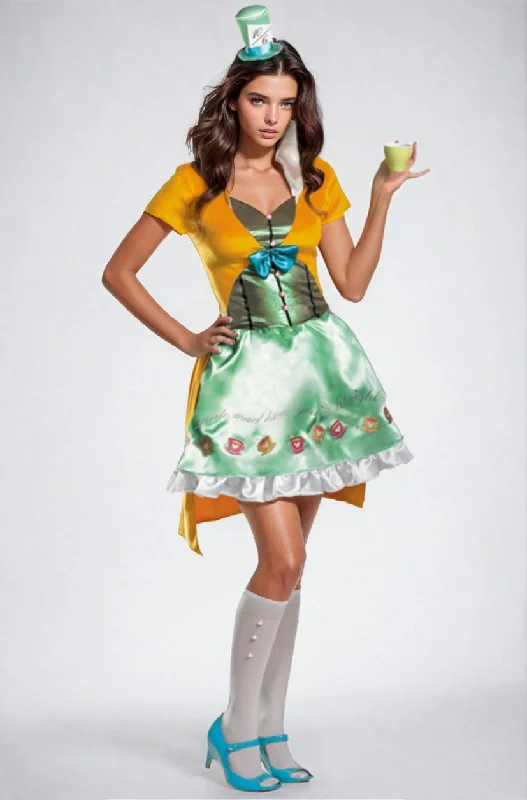 Women's Cosplay Roleplay SleepwearSassy Mad Hatter Costume