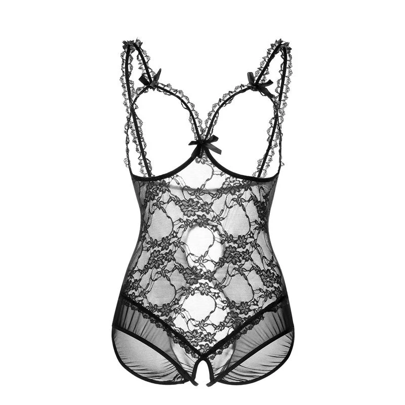 Women's sexy bodycon dresses with a thigh - high slitOpen Bra Open Crotch Babydoll Dress Women's sexy bodycon dresses with a thigh - high slitOpen Bra Open Crotch Babydoll Dress