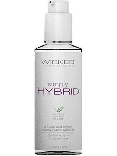 Plus Size Lace Lingerie for Women Wicked Sensual Care Simply Hybrid Lubricant - 2.3 oz Plus Size Lace Lingerie for Women Wicked Sensual Care Simply Hybrid Lubricant - 2.3 oz