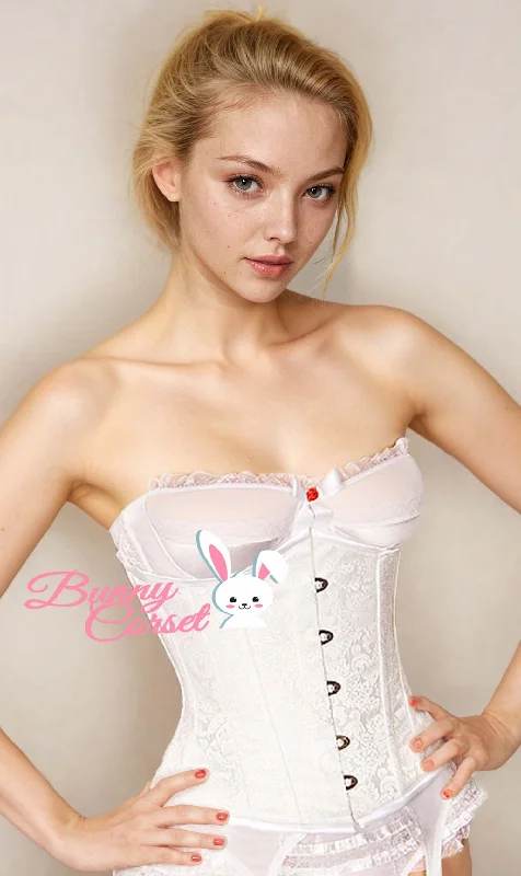 Silk bustiers for a luxurious and smooth feelAlanis Brocade Underbust Steel Bone Corset Silk bustiers for a luxurious and smooth feelAlanis Brocade Underbust Steel Bone Corset