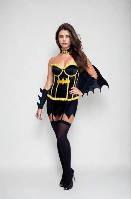 Women's Steampunk Cosplay UndergarmentsSexy Corset Batgirl Costume