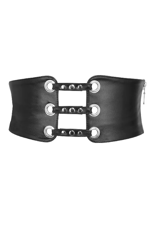 Floral - patterned corsets for a romantic and spring - like feelBlack Corset Inspired Belt Floral - patterned corsets for a romantic and spring - like feelBlack Corset Inspired Belt