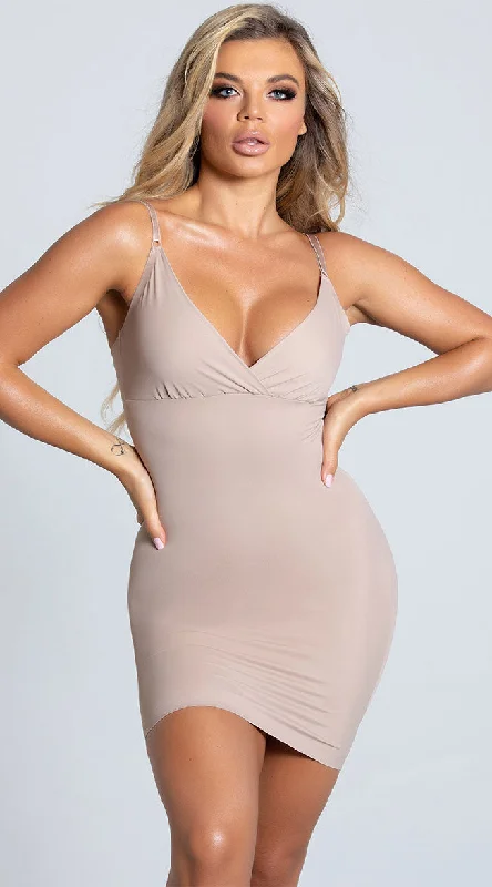 Sexy off - the - shoulder dresses for a flirty lookPlus Size Curved Craze Shapewear Dress Sexy off - the - shoulder dresses for a flirty lookPlus Size Curved Craze Shapewear Dress