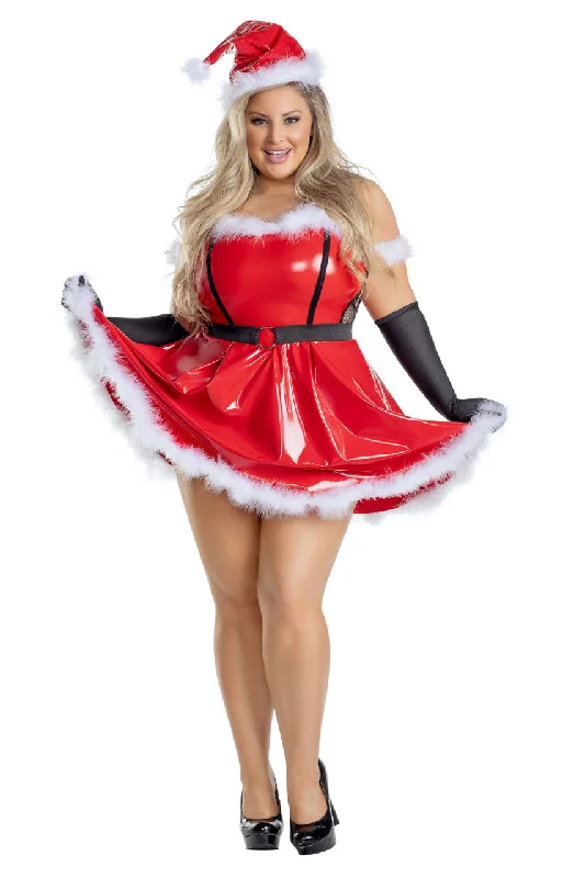 Plus Size Meanie Santa Baby Costume