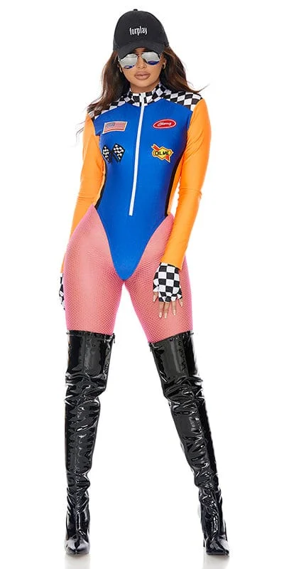 Gothic Cosplay Lingerie Set for WomenSexy Podium Racer Halloween Costume