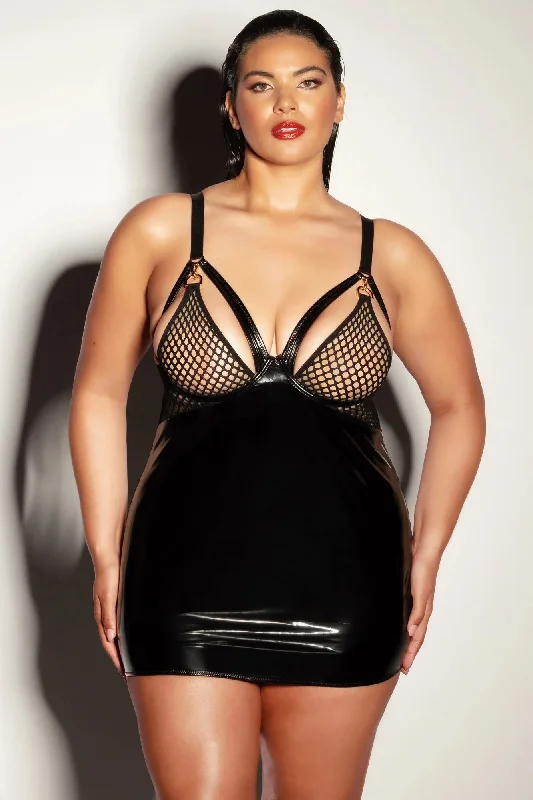 Sexy club dresses for a night of dancingPlus Size Viv Fishnet Dress