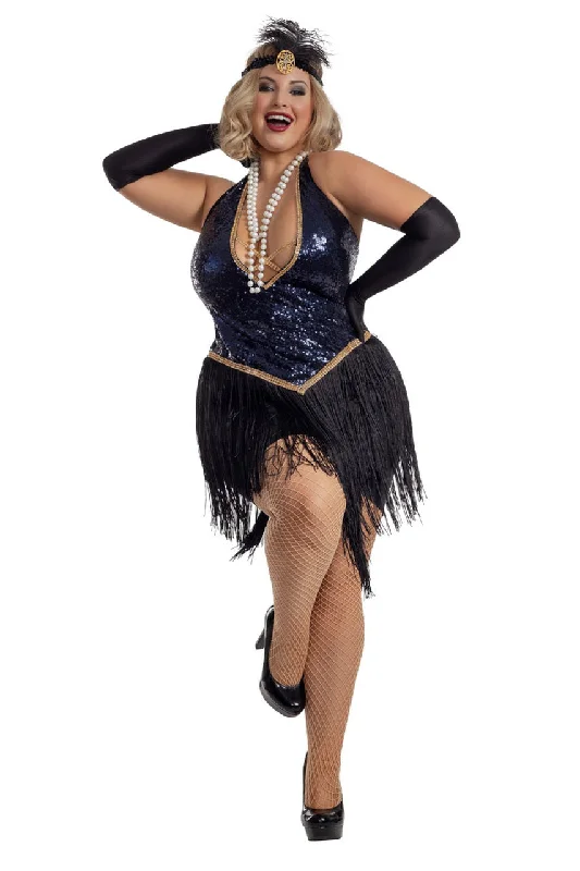 Plus Size Jazzy Jezebel Flapper Costume