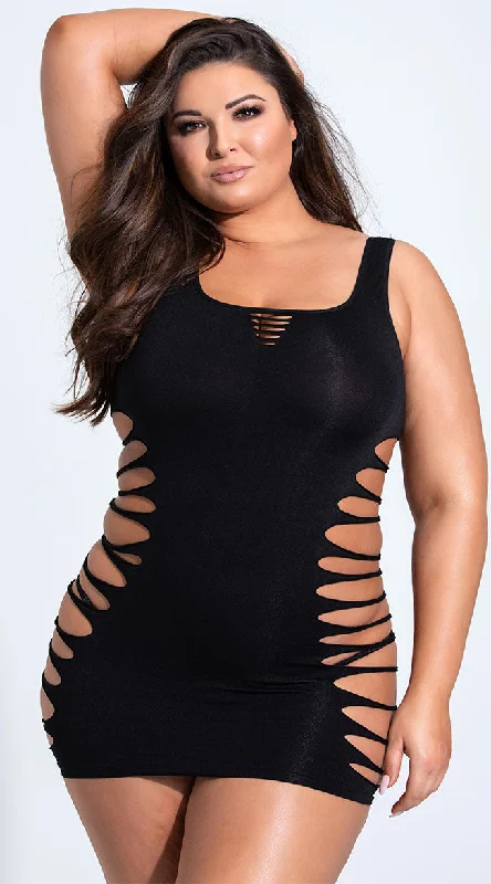 Sexy Christmas dresses for a festive occasionPlus Size Slice and Dice Seamless Dress Sexy Christmas dresses for a festive occasionPlus Size Slice and Dice Seamless Dress