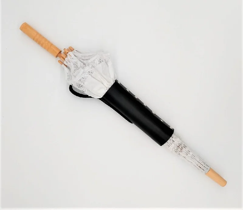 Compression bustiers for a slimming effectBlack Leather Parasol Holster