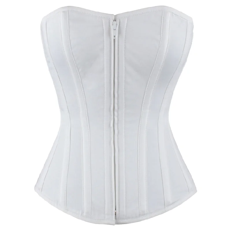 White bustiers for a pure and innocent aestheticRuiz Custom Made Corset