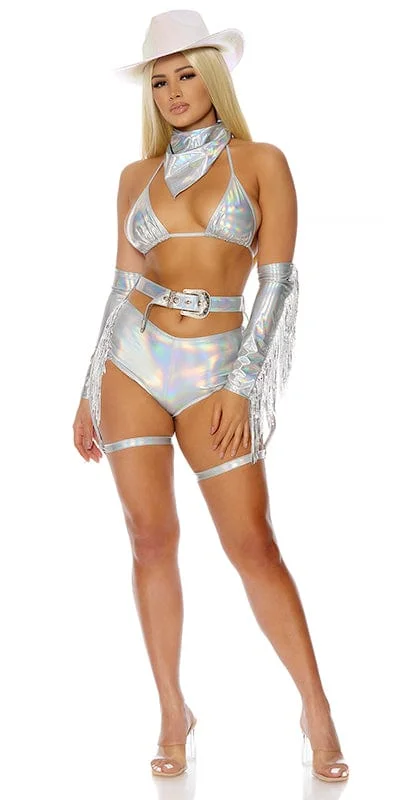 Gothic Cosplay Lingerie Set for WomenSexy Gallop Ahead Cowgirl Halloween Costume