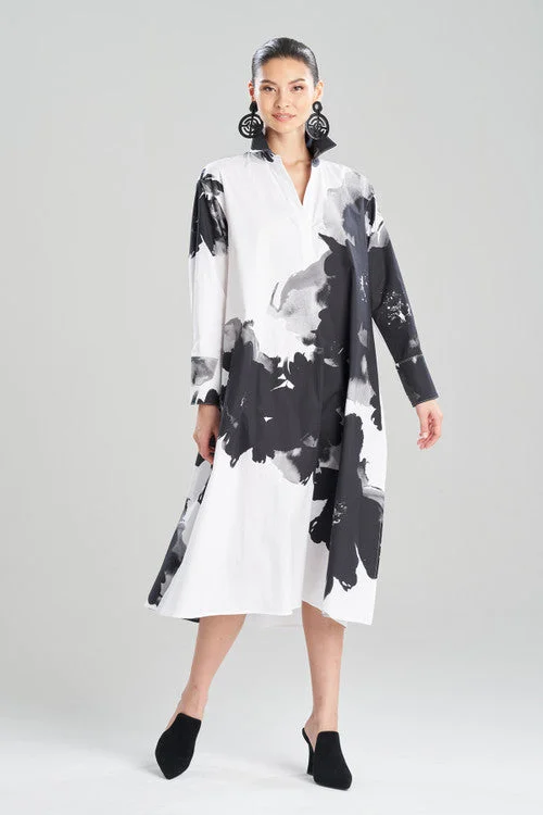 Lace - covered sexy dresses for a feminine allureTaichou Cotton Poplin Oversized Half Placket Shirtdress Lace - covered sexy dresses for a feminine allureTaichou Cotton Poplin Oversized Half Placket Shirtdress