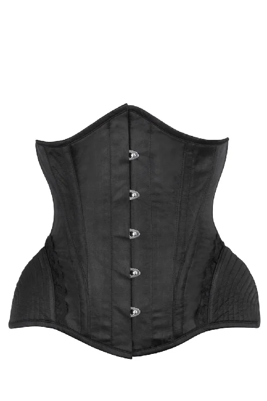 Burlesque - inspired bustiers for a performance lookCamroon Black Underbust Corset With Bullet Hip Gore