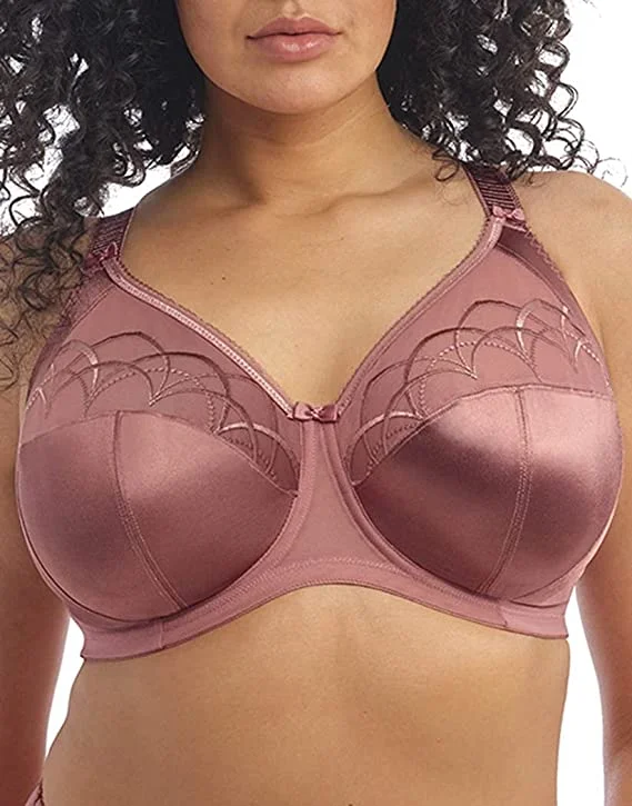 Vintage Inspired Lingerie for WomenElomi 4030, Cate Underwire Full Cup Bra (Rosewood)