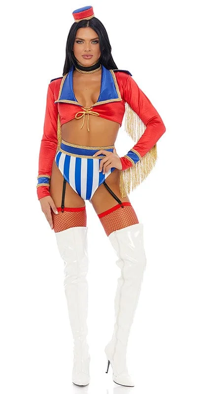 Lace Cosplay Lingerie for WomenSexy On with the Show Ringleader Halloween Costume