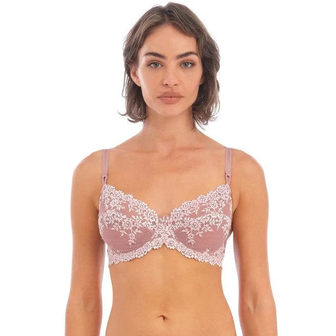 Eco-Friendly Organic Lingerie for WomenWacoal Embrace Lace UW Bra - Woodrose/Mauve Chalk
