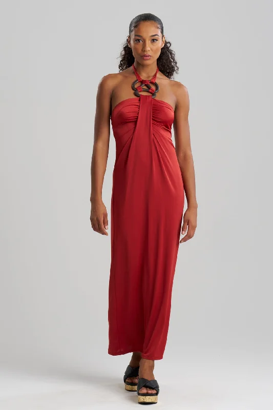 Sexy prom dresses for a memorable nightSolid Jersey Halter Dress