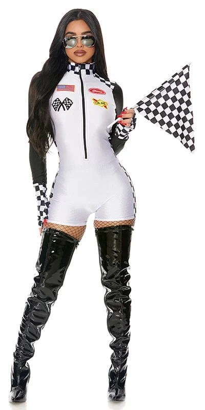 Superhero Themed Cosplay Lingerie for WomenSexy Ready to Drive Racer Halloween Costume