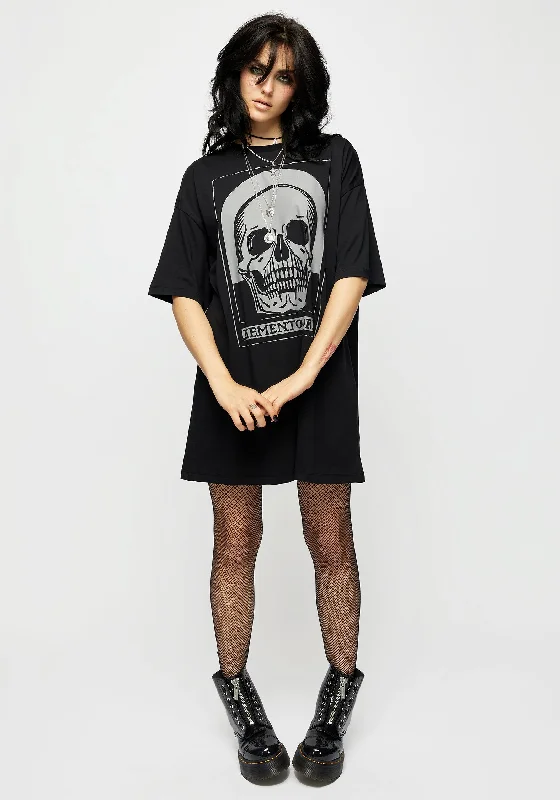 Tie - back sexy dresses for an adjustable fitMemento Mori Tee Dress
