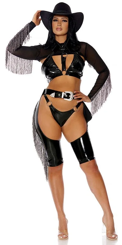 Superhero Themed Cosplay Lingerie for WomenSexy Wild West Vixen Cowgirl Halloween Costume