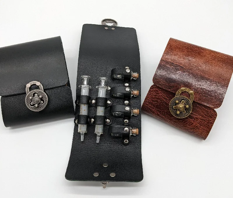 Victorian - era corsets with intricate boning detailsAlchemist's Pouch and Toolkit