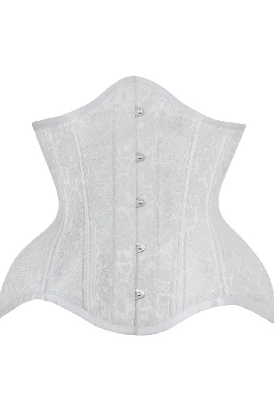 Waist - training corsets for long - term figure shapingKalynn White Curvy Waist Training Corset
