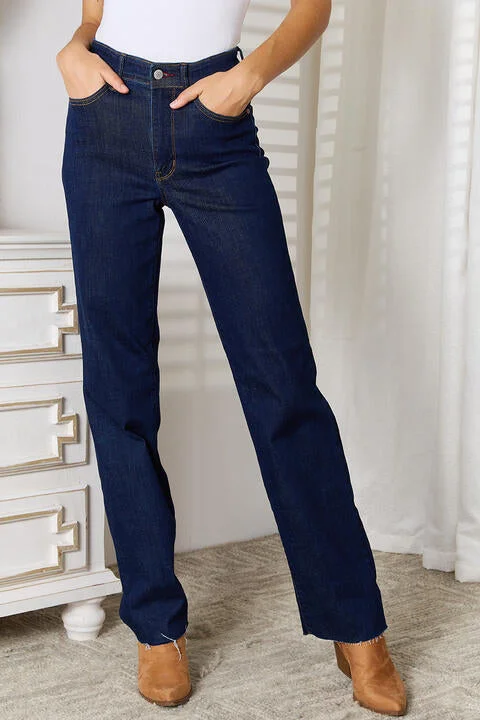 Women's Thermal Lingerie for Cold Weather Judy Blue Full Size Raw Hem Straight Leg Jeans with Pockets Women's Thermal Lingerie for Cold Weather Judy Blue Full Size Raw Hem Straight Leg Jeans with Pockets