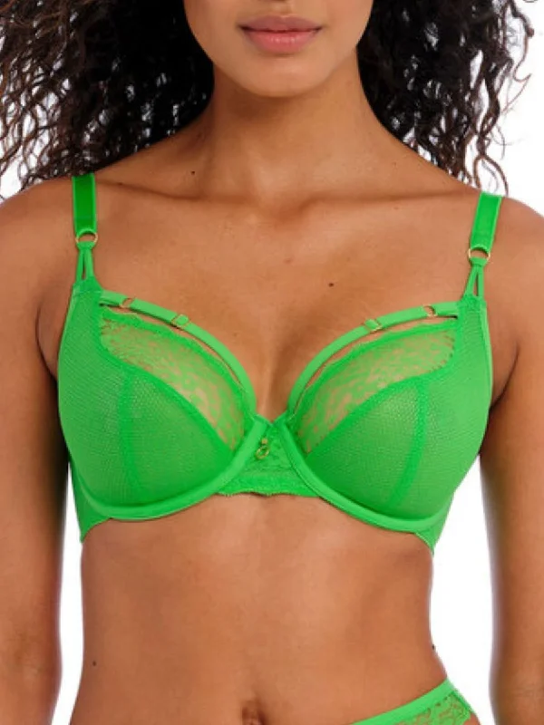 Women's Maternity Lingerie Temptress Plunge Bra - Poison Green