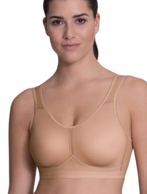 Women's bras with a seamless constructionAnita Active Light & Firm Sports Bra, Deep Sand | Sand Anita Sports Bra