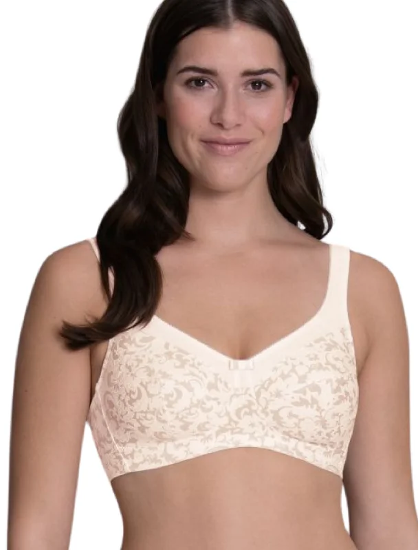 Women's sports bras with a racerback designAnita Ancona Non Wired Comfort Soft Cup Bra, Ivory