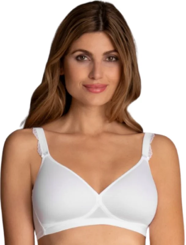 Women's bras made of soft cotton fabricAnita Rosa Faia Selma Soft Spacer Cups Bra, White