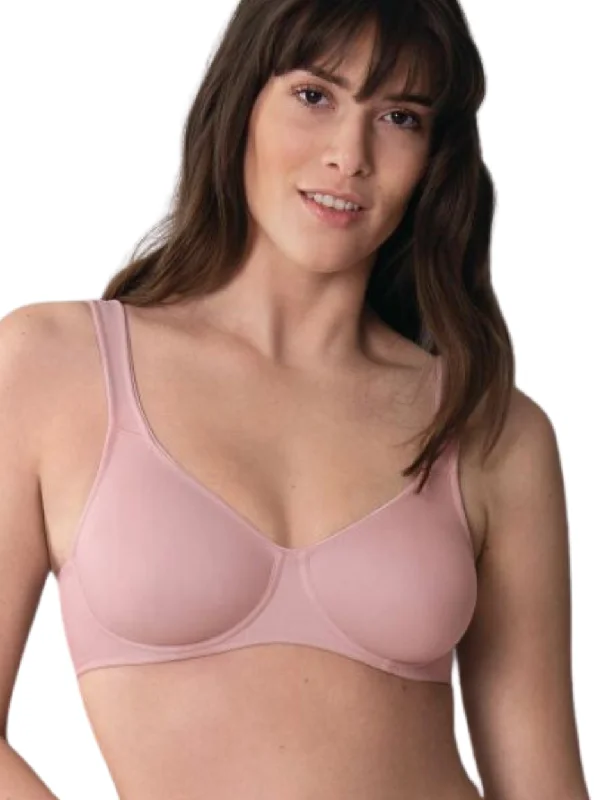 Women's Wacoal bras for plus - size womenAnita Rosa Faia Twin Seamless Comfort Underwire Bra, Rosewood | Rose Anita Twin Bra | Pink Rosa Faia Twin Bra
