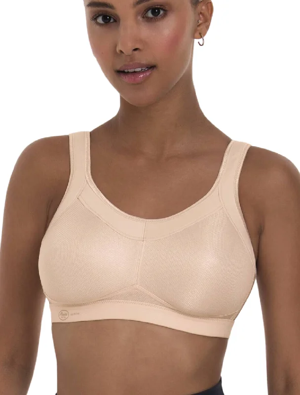 Women's balconette bras with lace trimAnita Active Momentum Wire Free Sports Bra, Smart Rose | Rose Pink Anita Momentum | Anita Sports Bra Pink