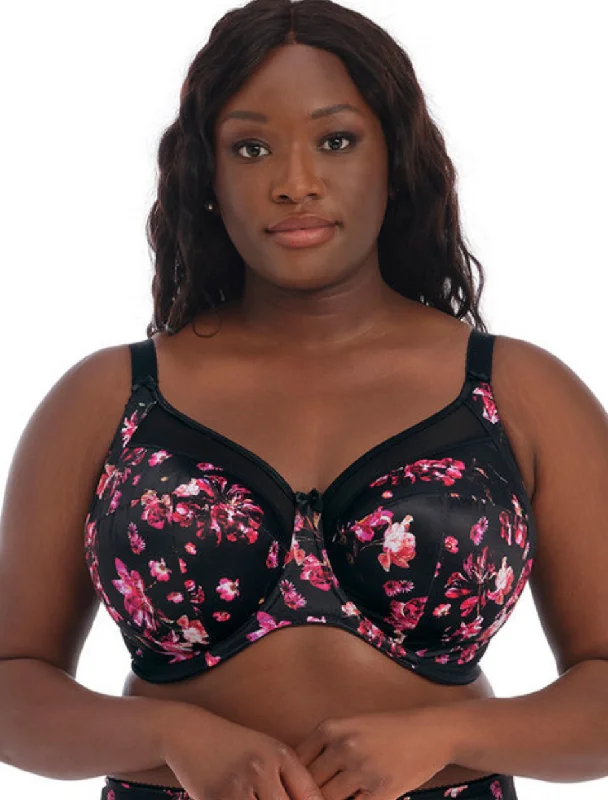 Goddess Kayla Underwire Banded Bra, Flamenco Black