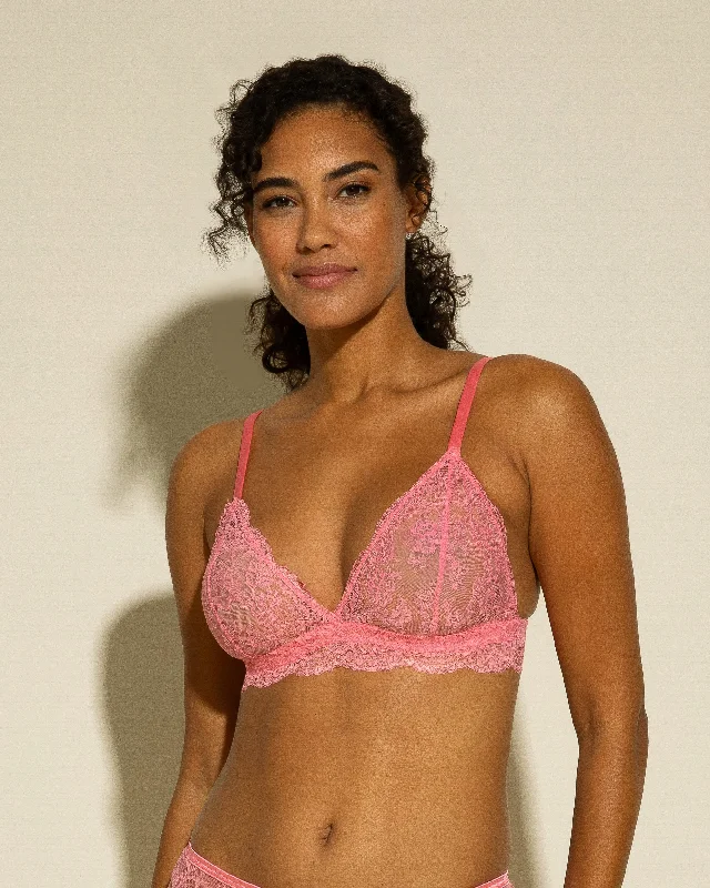 Women's bras made of breathable meshBralette Triangular