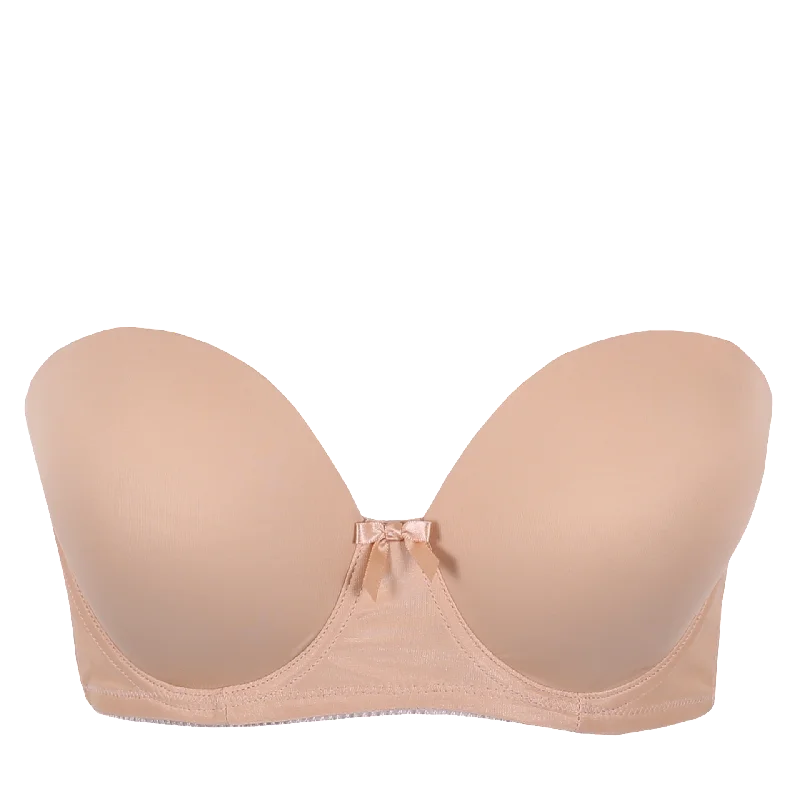 Women's bras with a lace overlayDeco Strapless Moulded Bra