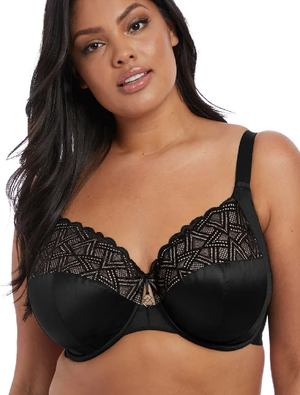Women's bras with a cotton - polyester blendElomi Lydia Underwire Bandless Bra, Black