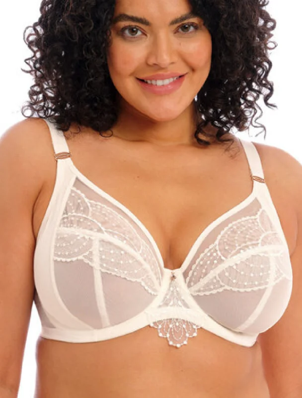 Elomi Priya Underwire Plunge Bra, Vanilla | Elomi Priya Vanilla | Vanilla Cream Plunge Bras