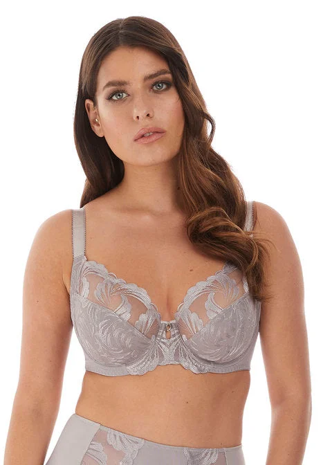 Women's sports bras with a racerback designFantasie Anoushka Uw Side Support Plunge Bra, Silver