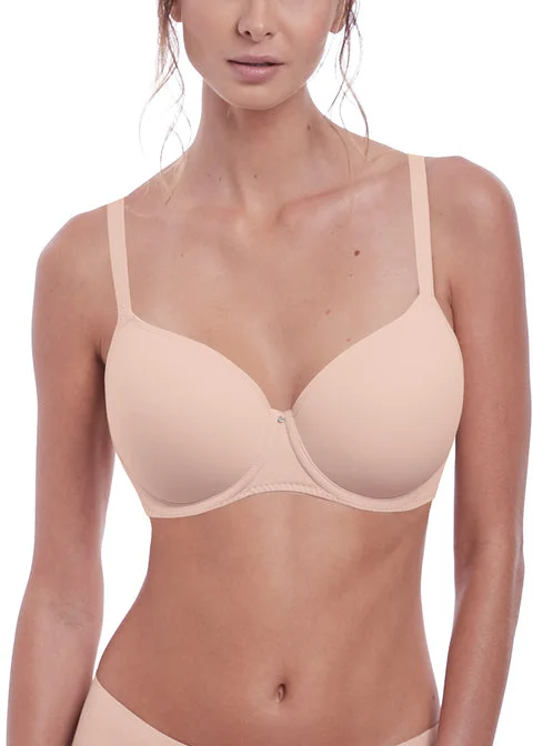 Fantasie Aura Underwire Molded T-Shirt Bra, Natural Beige